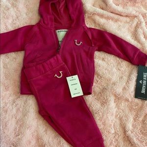 Baby girl Brand new True religion Sweatsuit